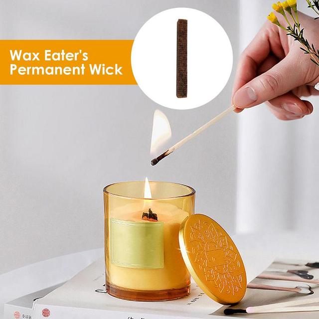 10Pcs Wooden Candle Wicks Core Natural Wood Wick DIY Aroma Candle Making  Material Cuttable Soy Wax Smokeless Candles Supplies - AliExpress